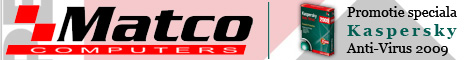 Matco.ro - Promotie Speciala Kaspersky Antivirus 2009