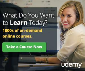 Udemy Up To 85% Online Learning Course Deals