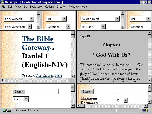 Biblia pe internet